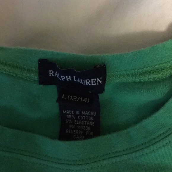 Girls Ralph Lauren Long Sleeve T Shirts L 12/14 - Picture 5 of 7